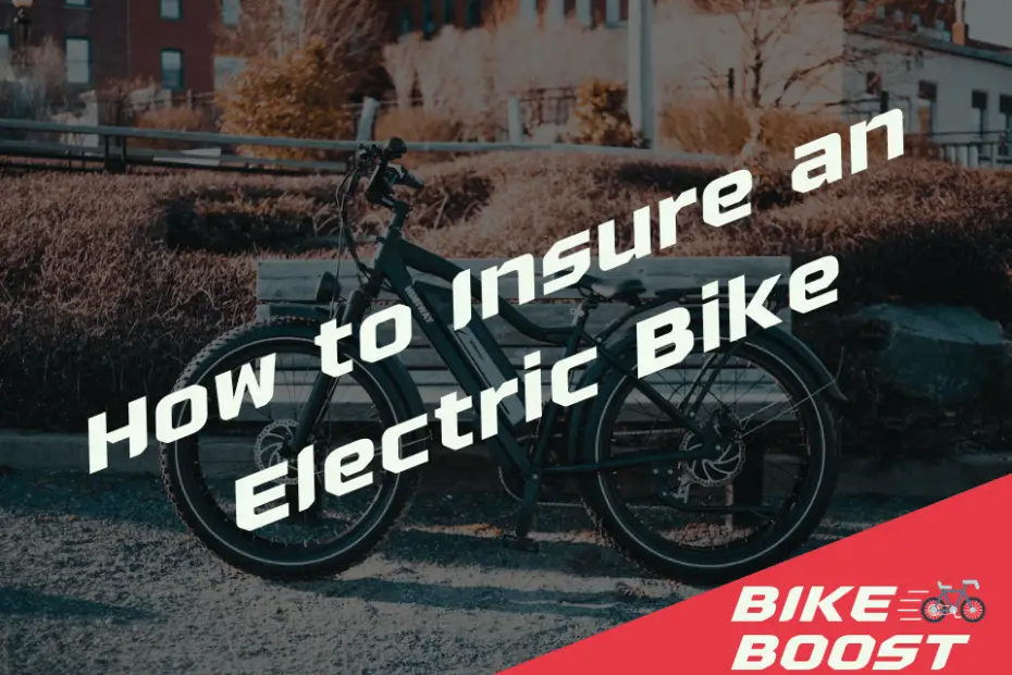 How to Insure an Electric Bike